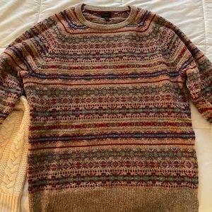 Large J Crew Holiday Sweater